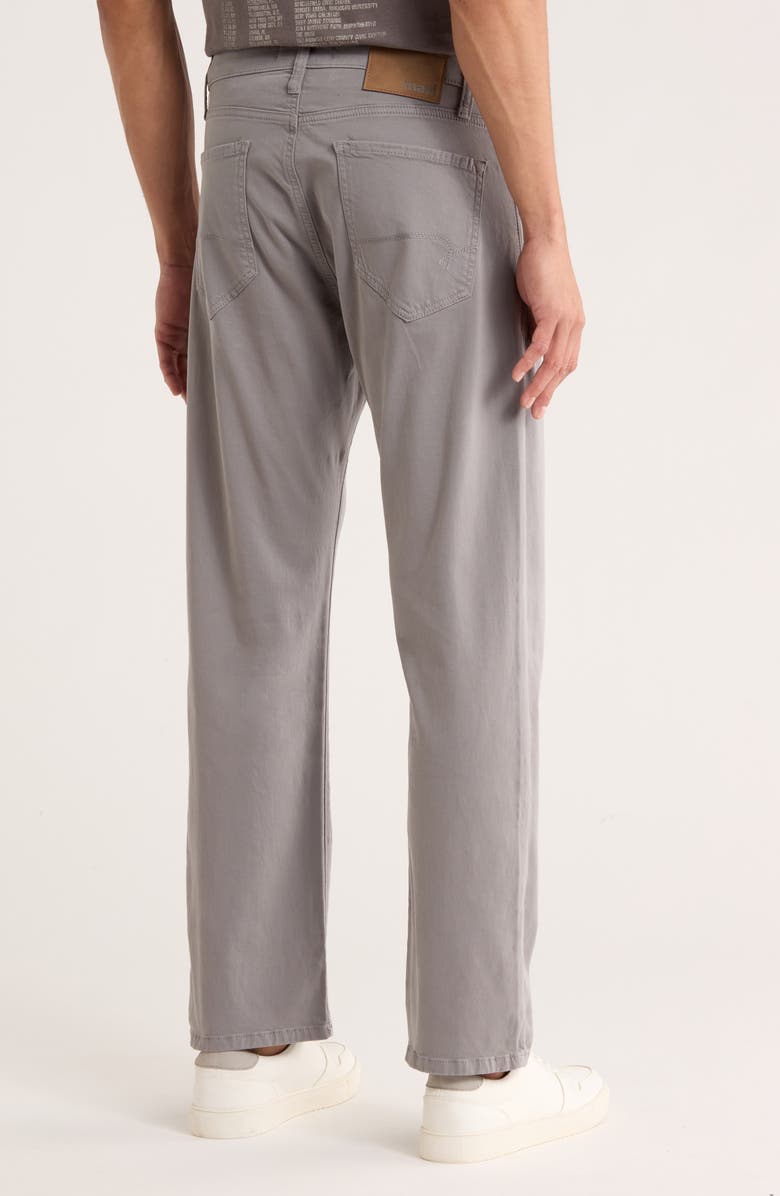 Mavi Jeans Zach Straight Leg Twill Pants, Alternate, color, Steel Twill