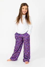 Preppy Goose Purple Plash Plush Lounge Pant