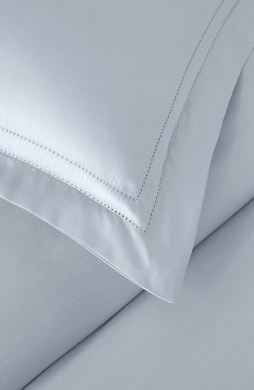 Pure Parima 500 Thread Count 100% Certified Egyptian Cotton Sateen Double Hemstitch Yalda Duvet Cove In Blue