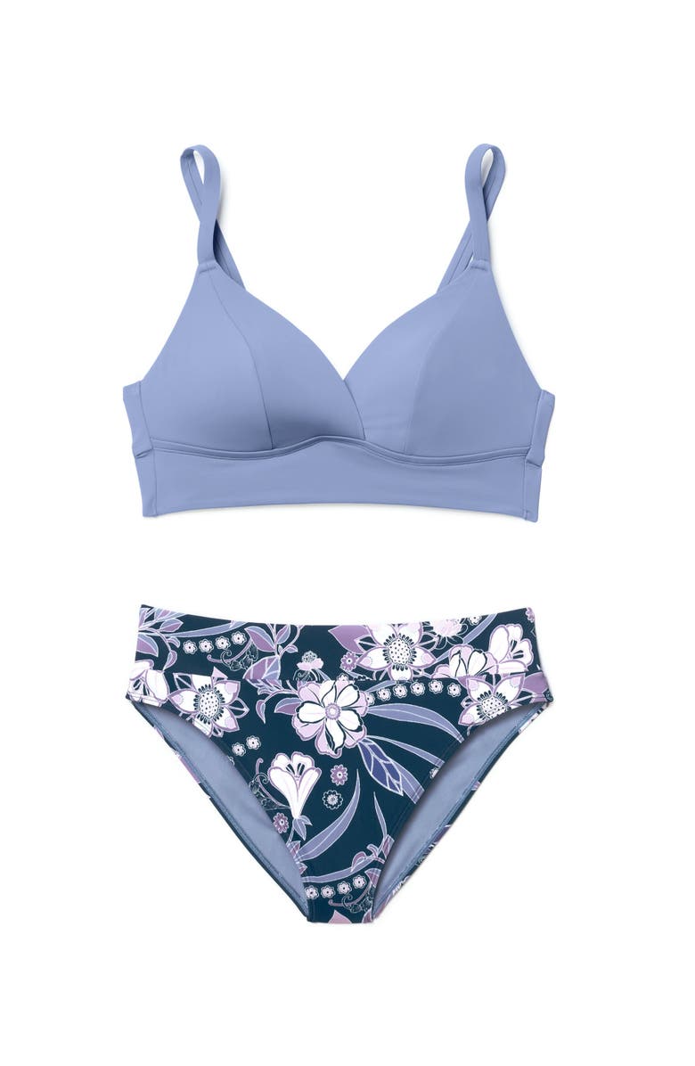 Adore Me Nina Swimwear Bra, Alternate, color, Dark Purple