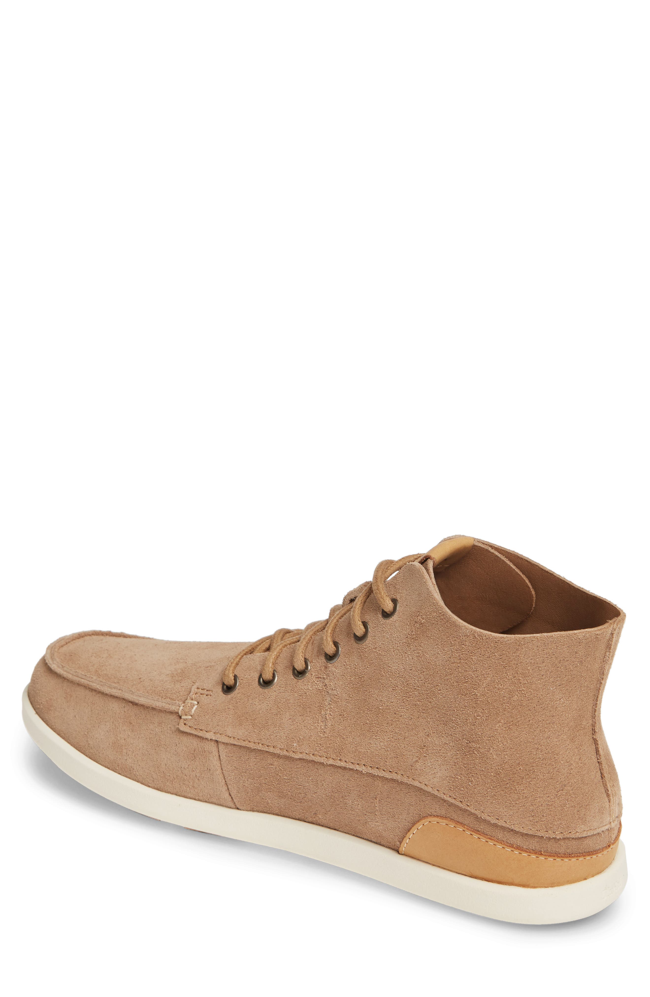 OluKai Nalukai Kala Moc Toe Boot, Alternate, color, Sand / Bone