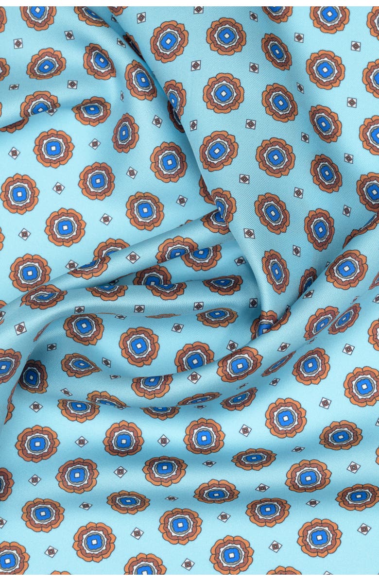 Elizabetta Orsini - Silk Neckerchief for Men, Alternate, color, Blue