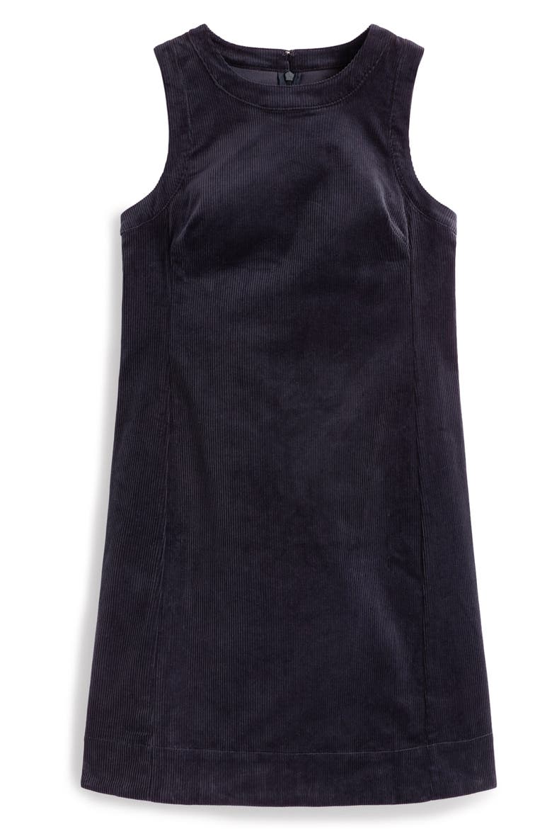 Lou Corduroy Shift Dress, Alternate, color, NAVY