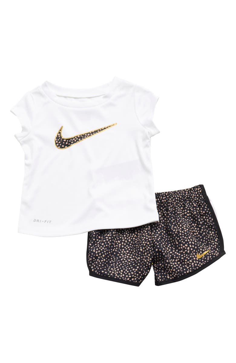 Nike Animal Spot Allover Print Top & Shorts 2-Piece Set, Main, color, 