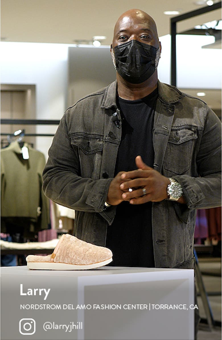 Pupu Mua Genuine Shearling Scuff Slipper, sales video thumbnail