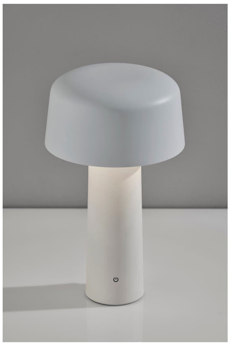 Lenny Cordless LED Table Lamp, Alternate, color, WHITE