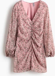 H&M Button-detail Crinkled Dress