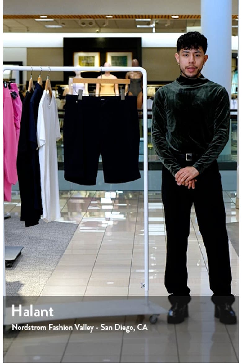 Slice Flat Front Shorts video
