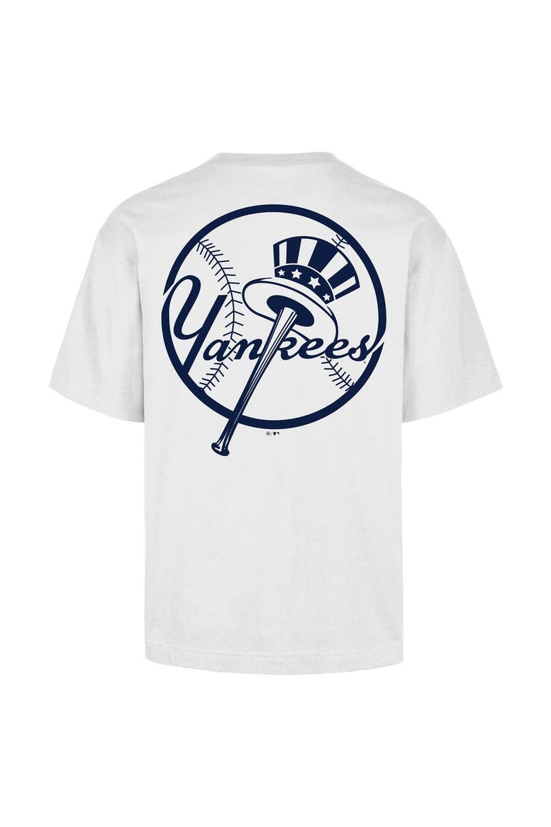 Men's '47 White New York Yankees Petroni Foundation T-Shirt, Alternate, color, White