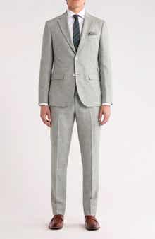 Cotton & Linen Two Button Suit