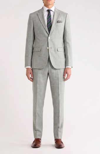 Cotton & Linen Two Button Suit
