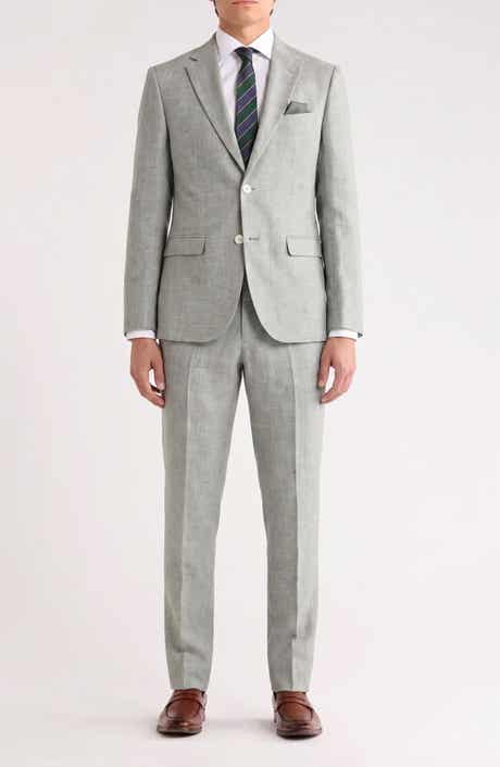 Cotton & Linen Two Button Suit