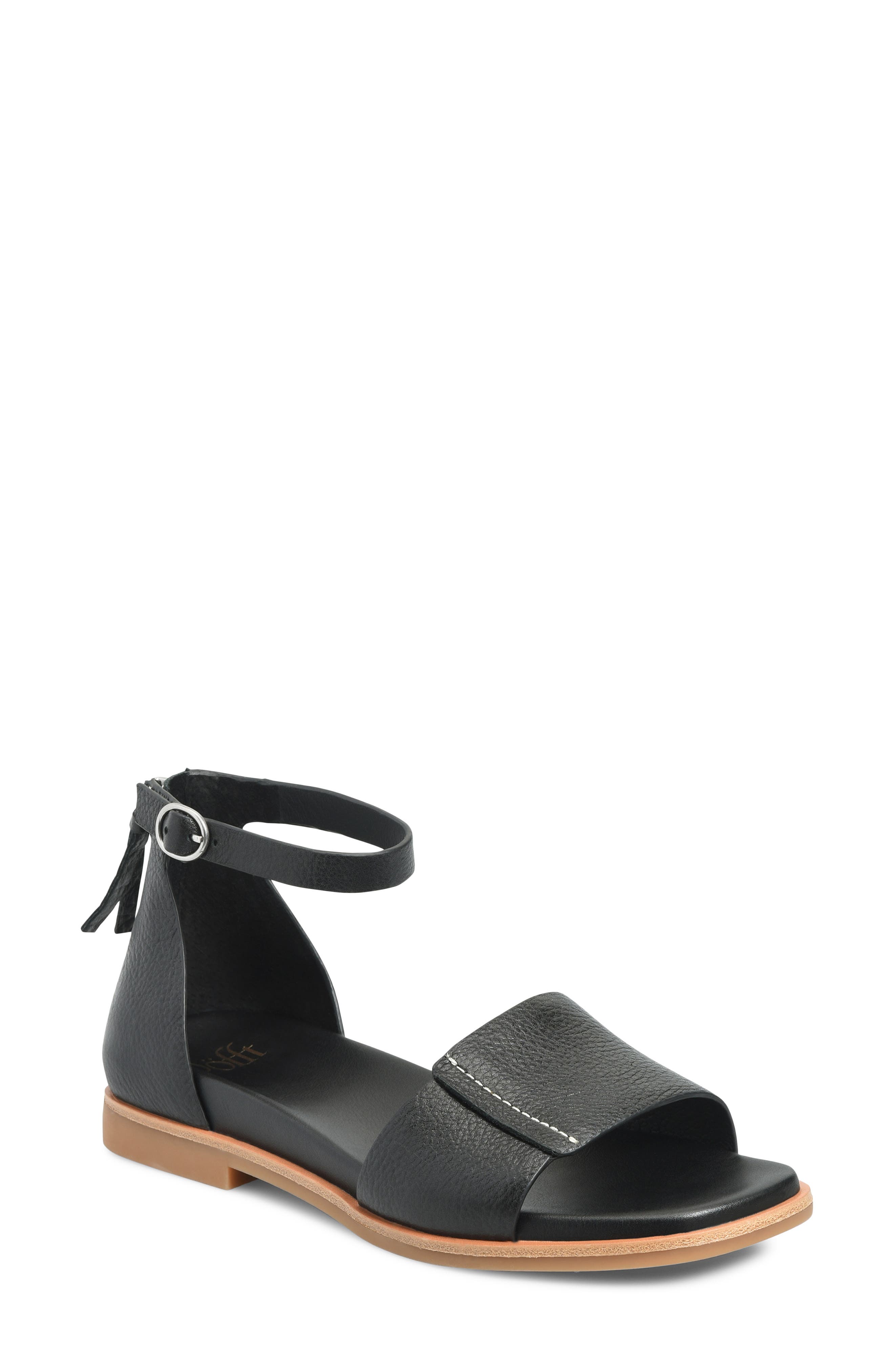 Söfft Reyna Ankle Strap Sandal, Main, color, 