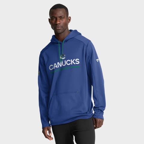 Men
s Fanatics Blue Vancouver Canucks Authentic Pro Rink Hoodie