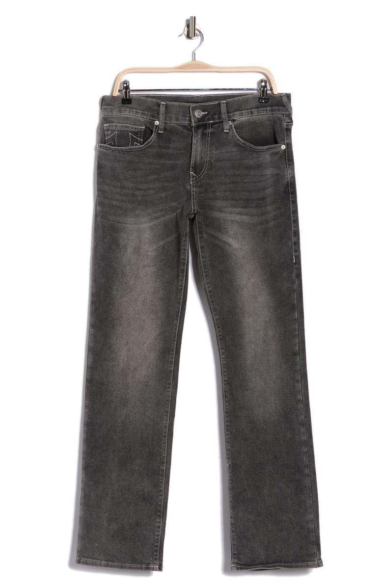True Religion Ricky Straight Leg Jeans, Alternate, color, Grey Phantom