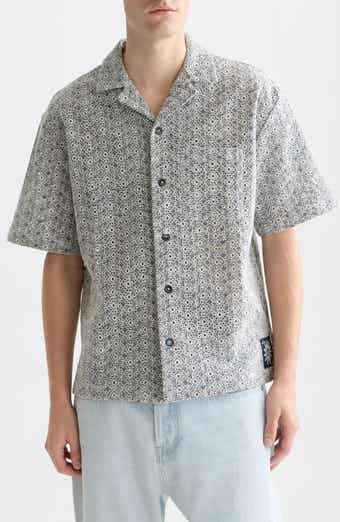 Relaxed Fit Print Camp Shirt