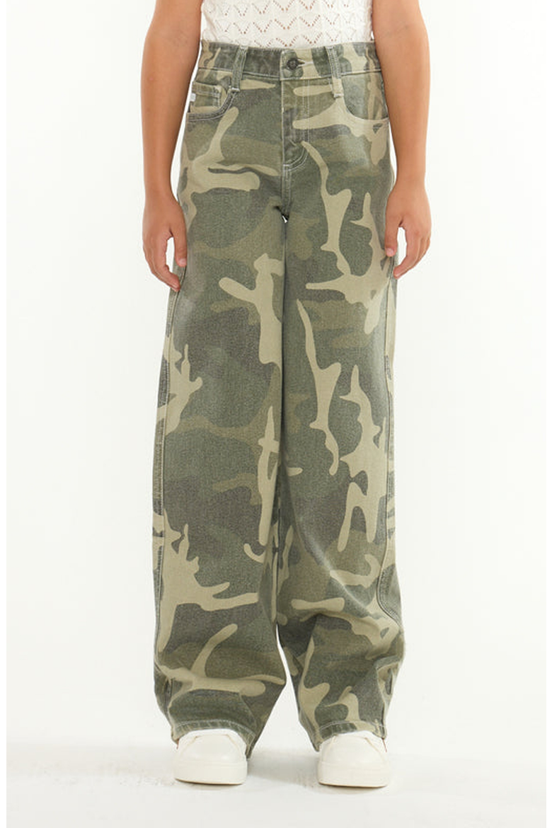 Kasey High Rise Wide Leg Jeans, Main, color, Camo Print