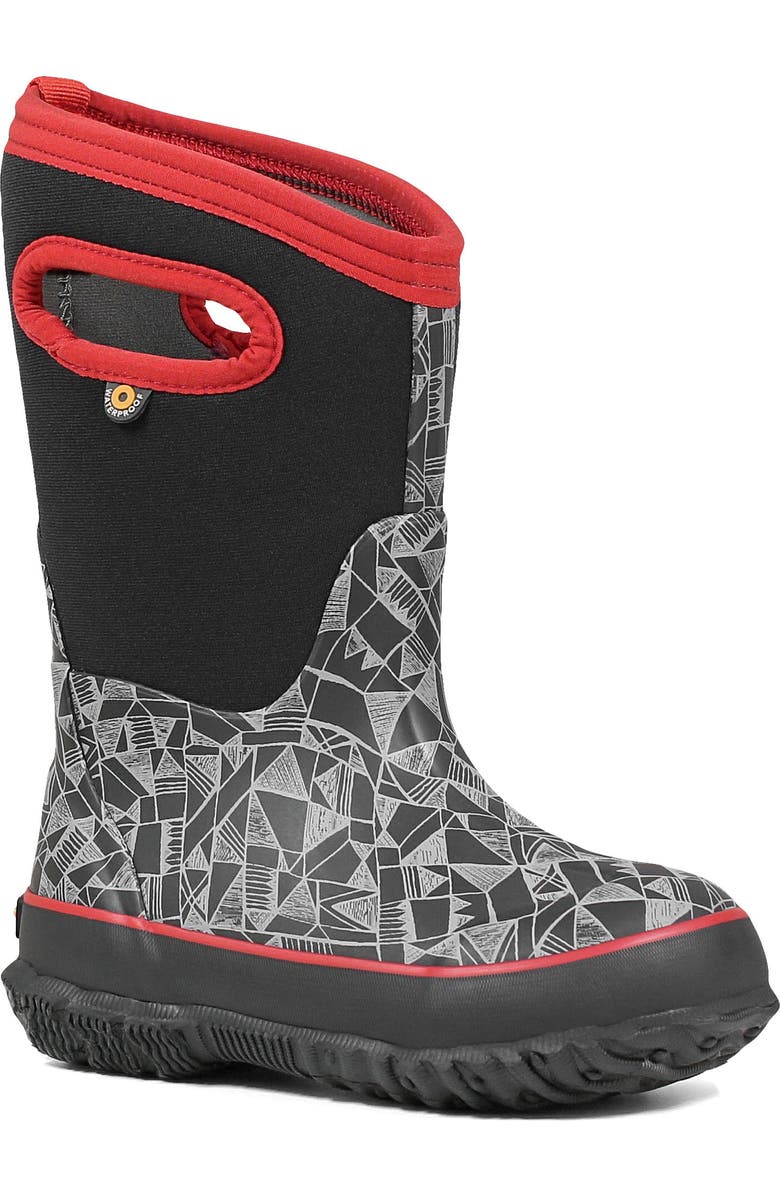 Bogs Classic Maze Geo Insulated Waterproof Boot, Main, color,