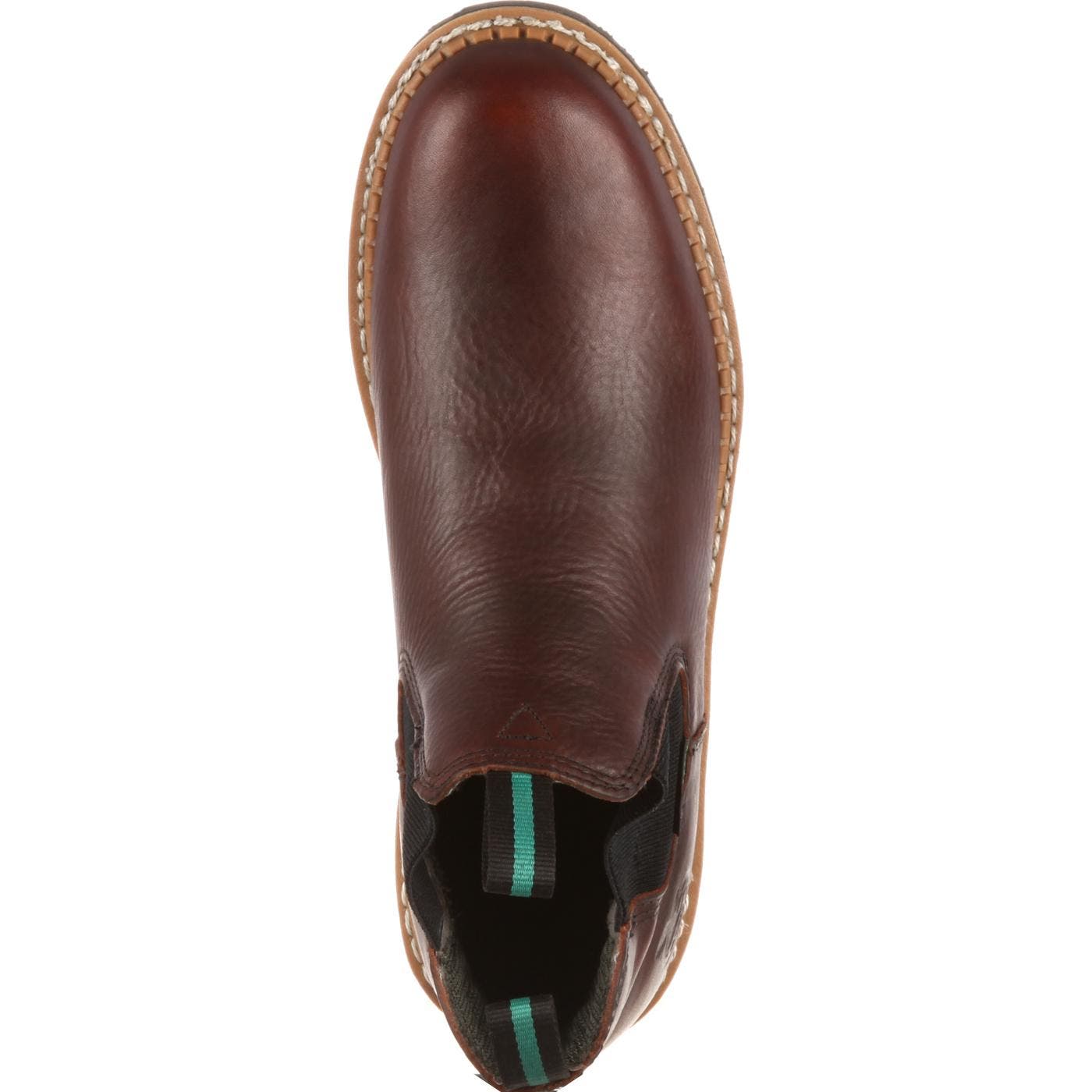 Georgia Boot High Romeo Steel Toe Boot, Alternate, color, Soggy Brown