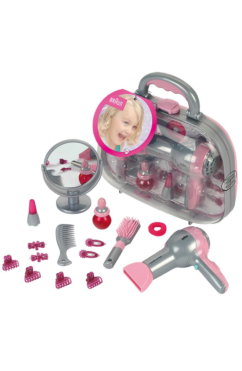 Braun Mega Hairstyling Case Toy Beauty Set, Main, color, Multicolored
