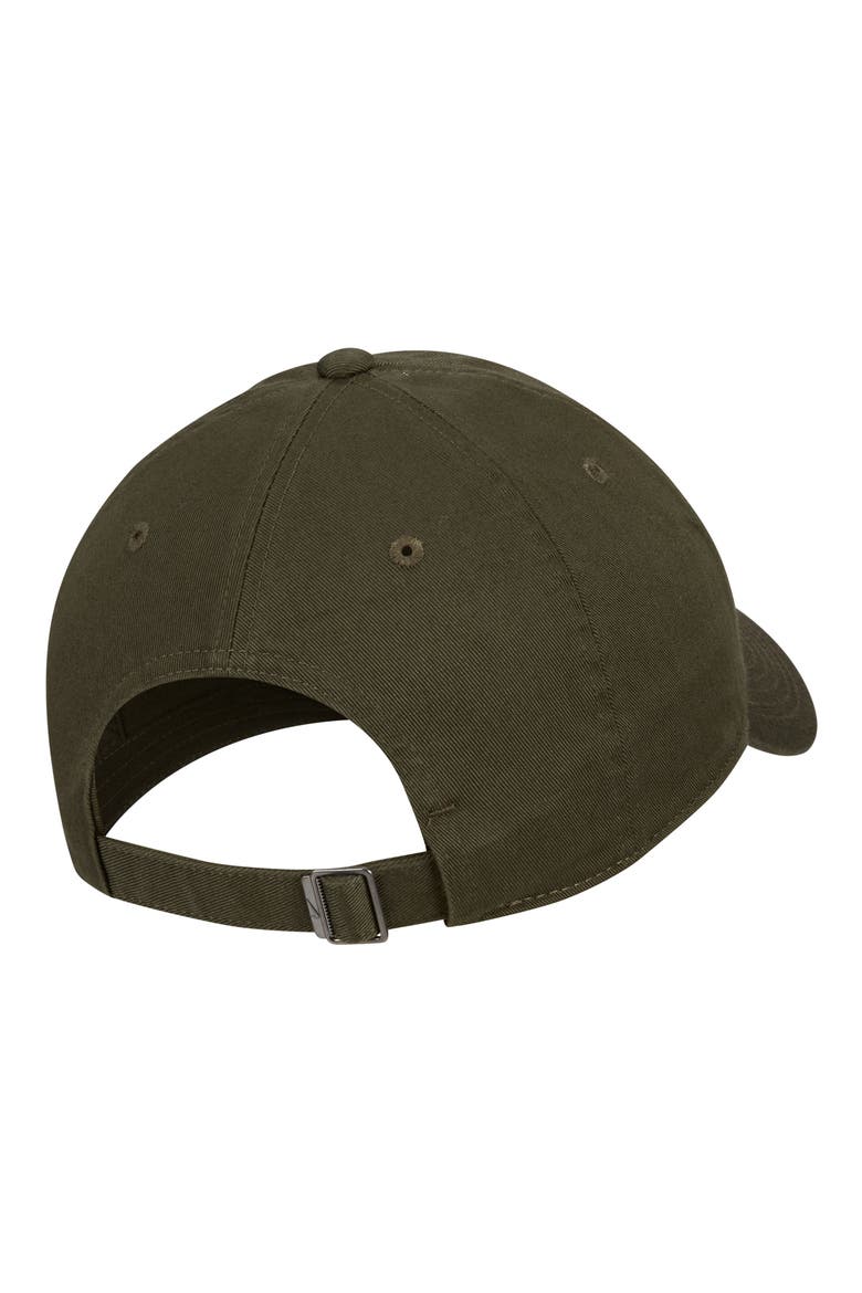 Club Futura Wash Baseball Cap, Alternate, color, CARGO KHAKI/ WHITE
