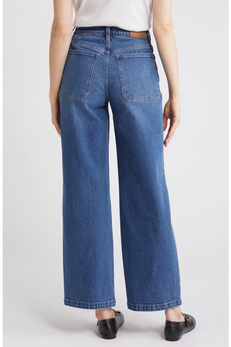 The Perfect Vintage Patch Pocket Wide Leg Jeans, Alternate, color, EDGERLY WASH