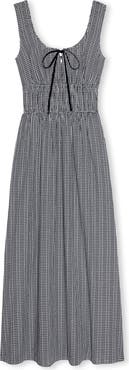 Rails Jordie Gingham Sleeveless Maxi Dress