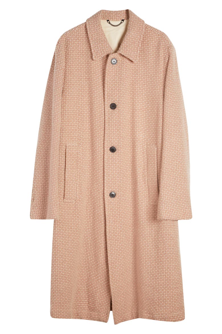 Rankle Wool Tweed Topcoat, Alternate, color, ROSE