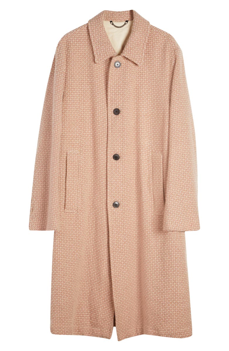 Dries Van Noten Rankle Wool Tweed Topcoat, Alternate, color, 