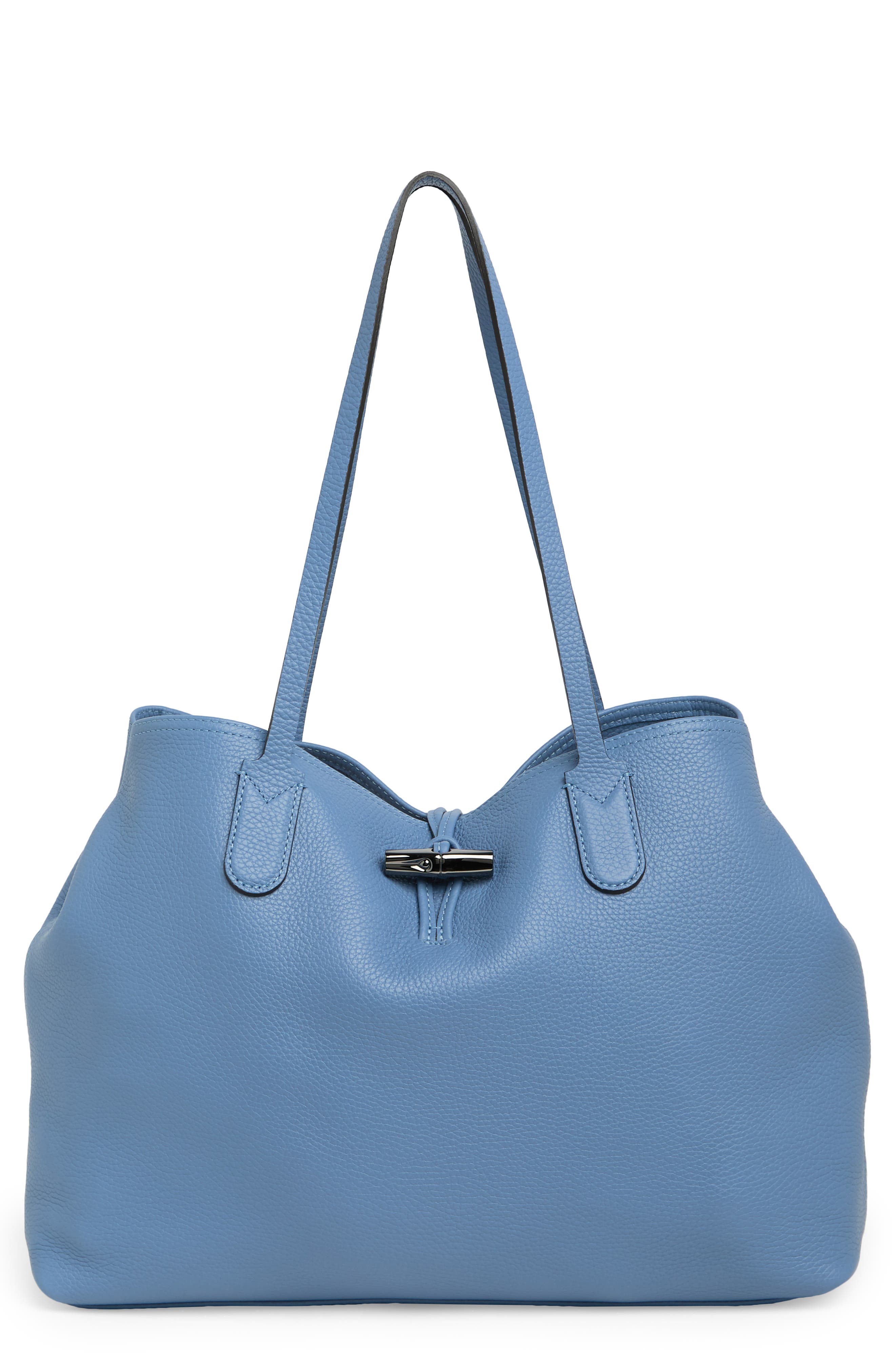Longchamp Roseau Essential Leather Shoulder Tote, Main, color, 