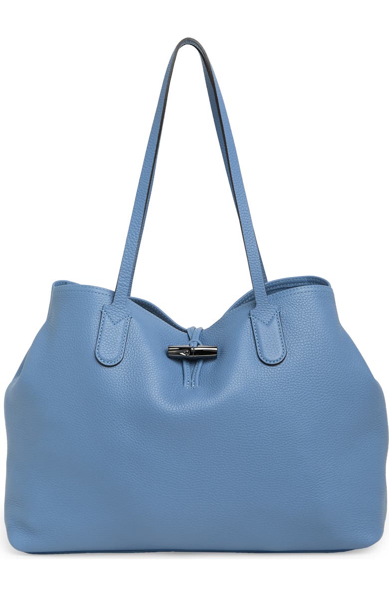 Longchamp Roseau Essential Leather Shoulder Tote, Main, color,
