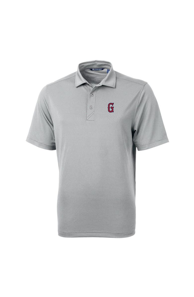 Cutter & Buck Men's Cutter & Buck Gray Greenville Drive Virtue Eco Pique Recycled Polo, Alternate, color,