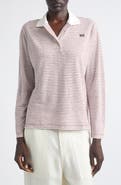 Wales Bonner Trust Stripe Linen & Cotton Jersey Polo