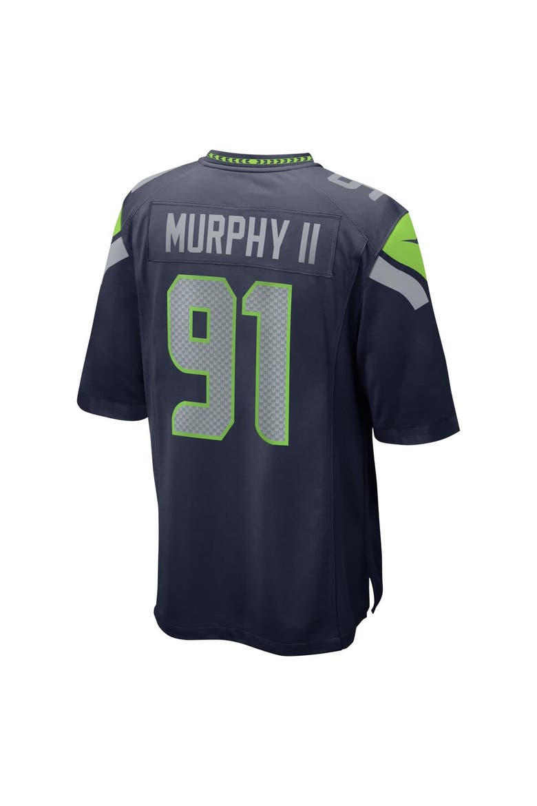 Men's Nike Byron Murphy II College Navy Seattle Seahawks  Player Game Jersey, Alternate, color, Navy
