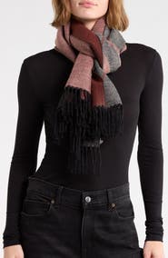 Vince Camuto Argyle Wrap Scarf