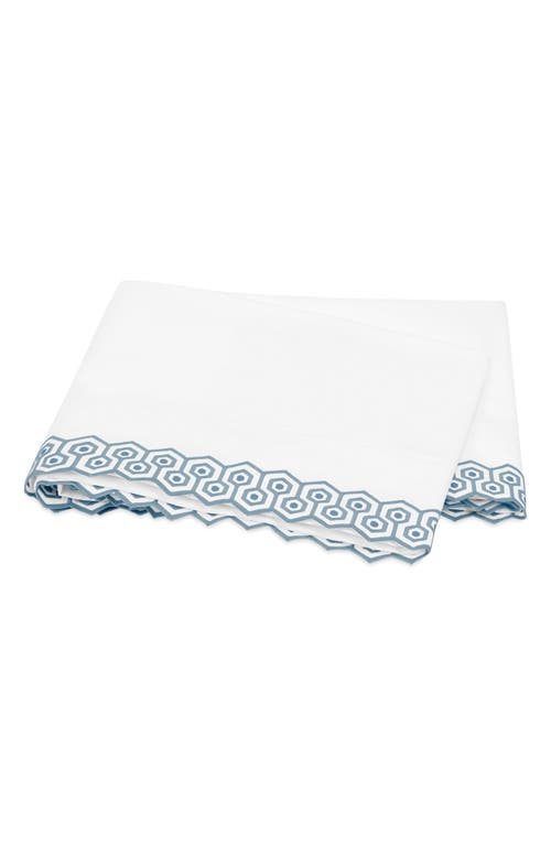Matouk Felix 600 Thread Count Cotton Percale Flat Sheet