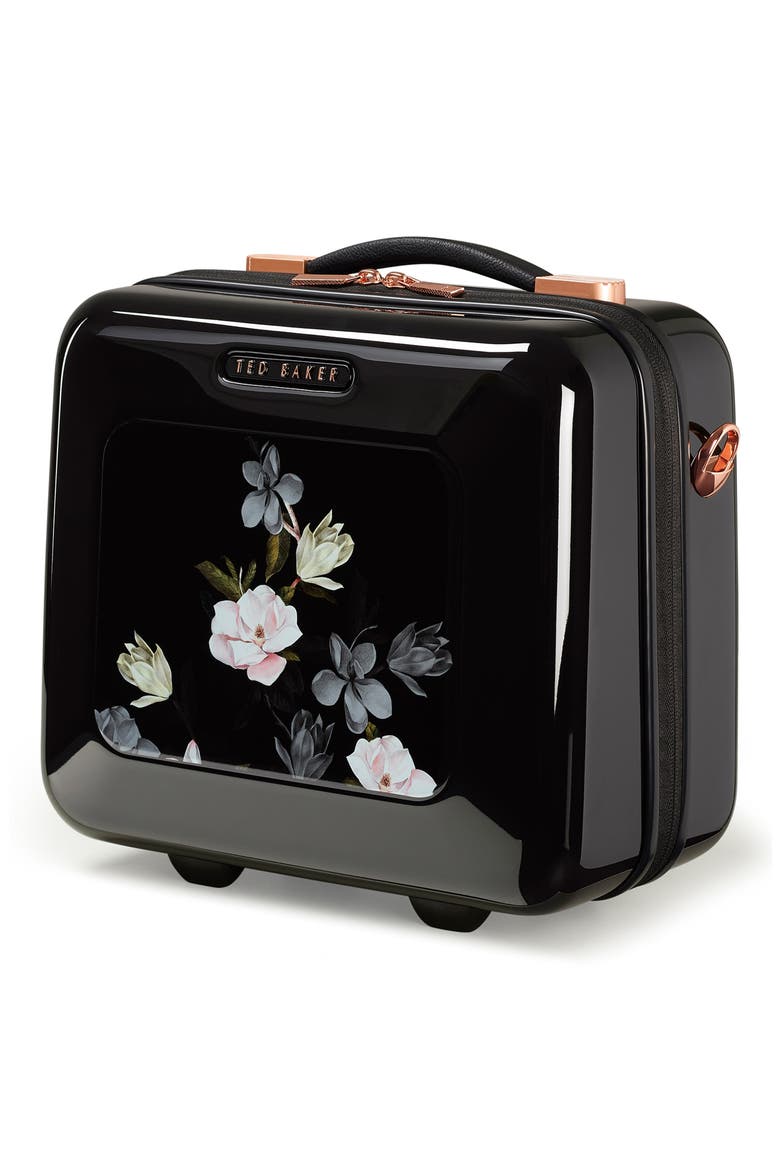 Take Flight Opal Vanity Case, Alternate, color, BLACK