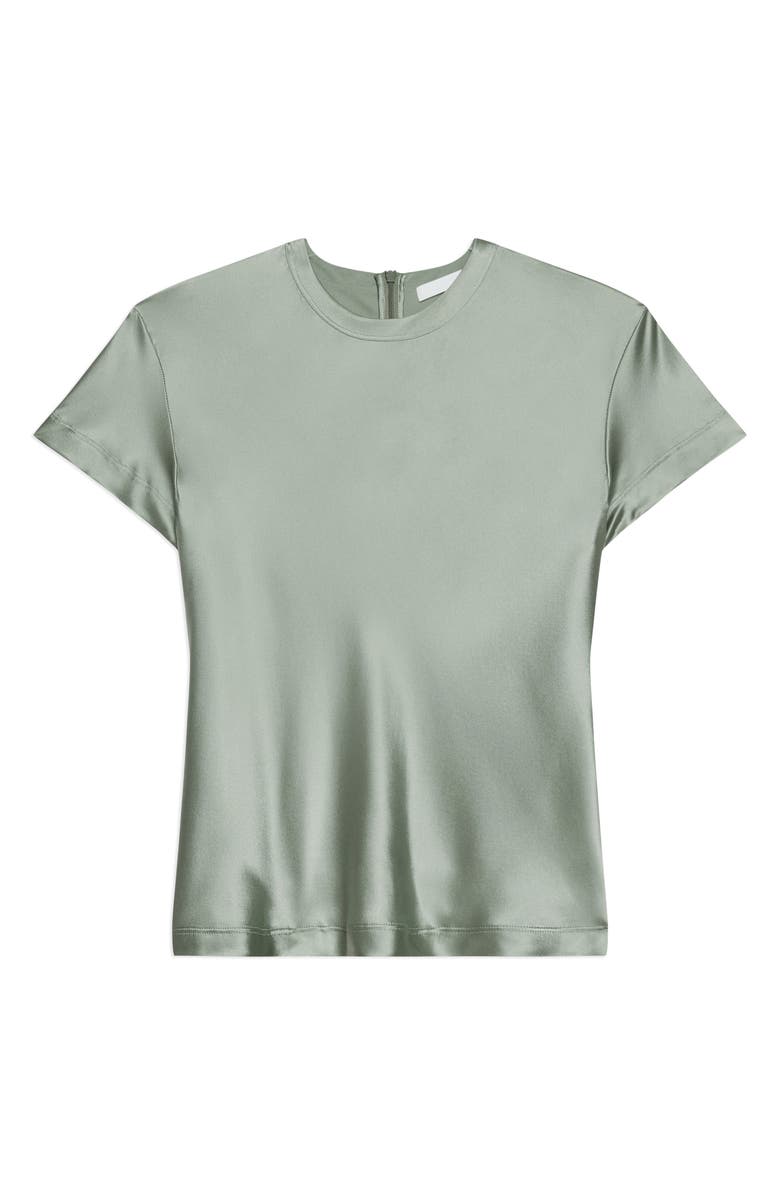 Helmut Lang Silk Satin Top, Alternate, color,
