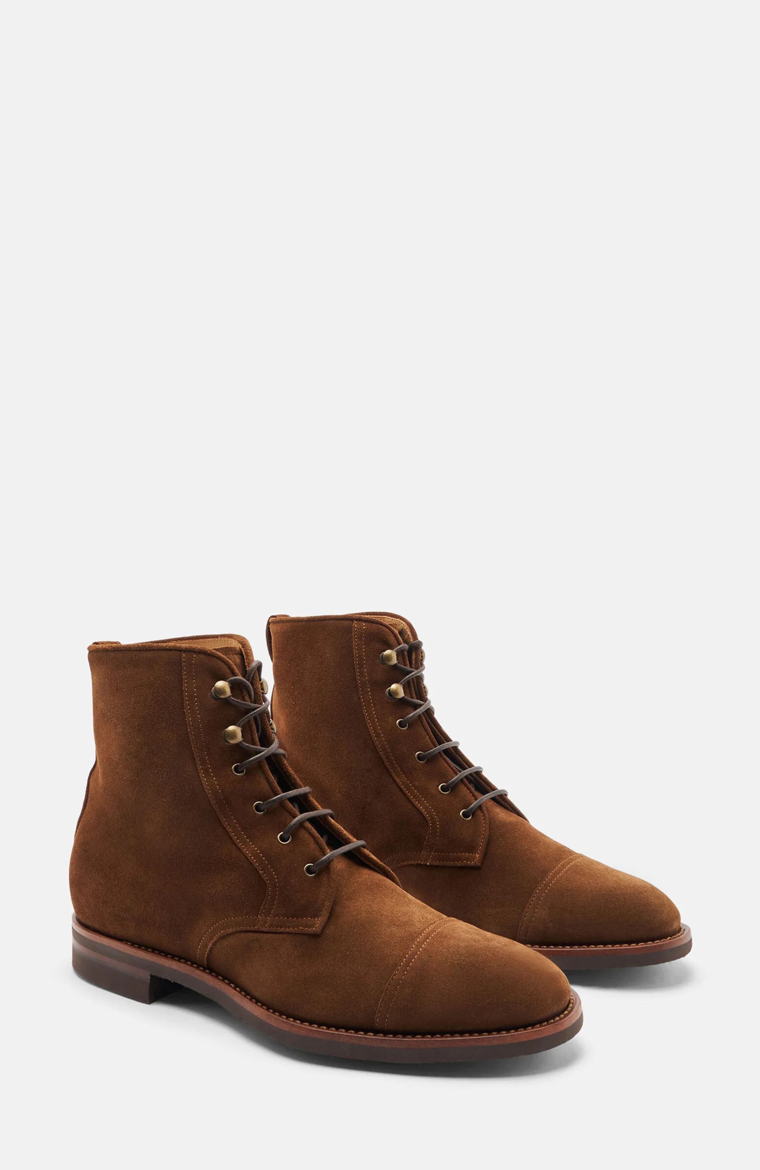 SCAROSSO Paolo Boots, Main, color, Light Brown - Suede