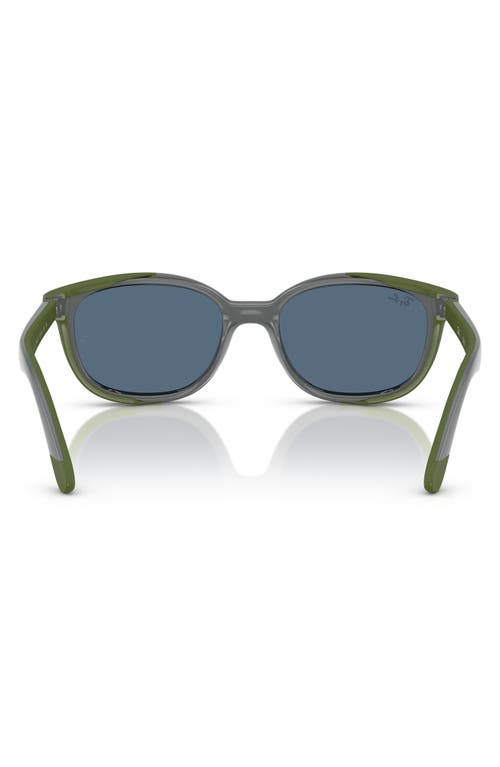 Shop Ray Ban Ray-ban Kids' 46mm Pillow Optical Glasses & Clip-on Sunglasses In Dark Blue