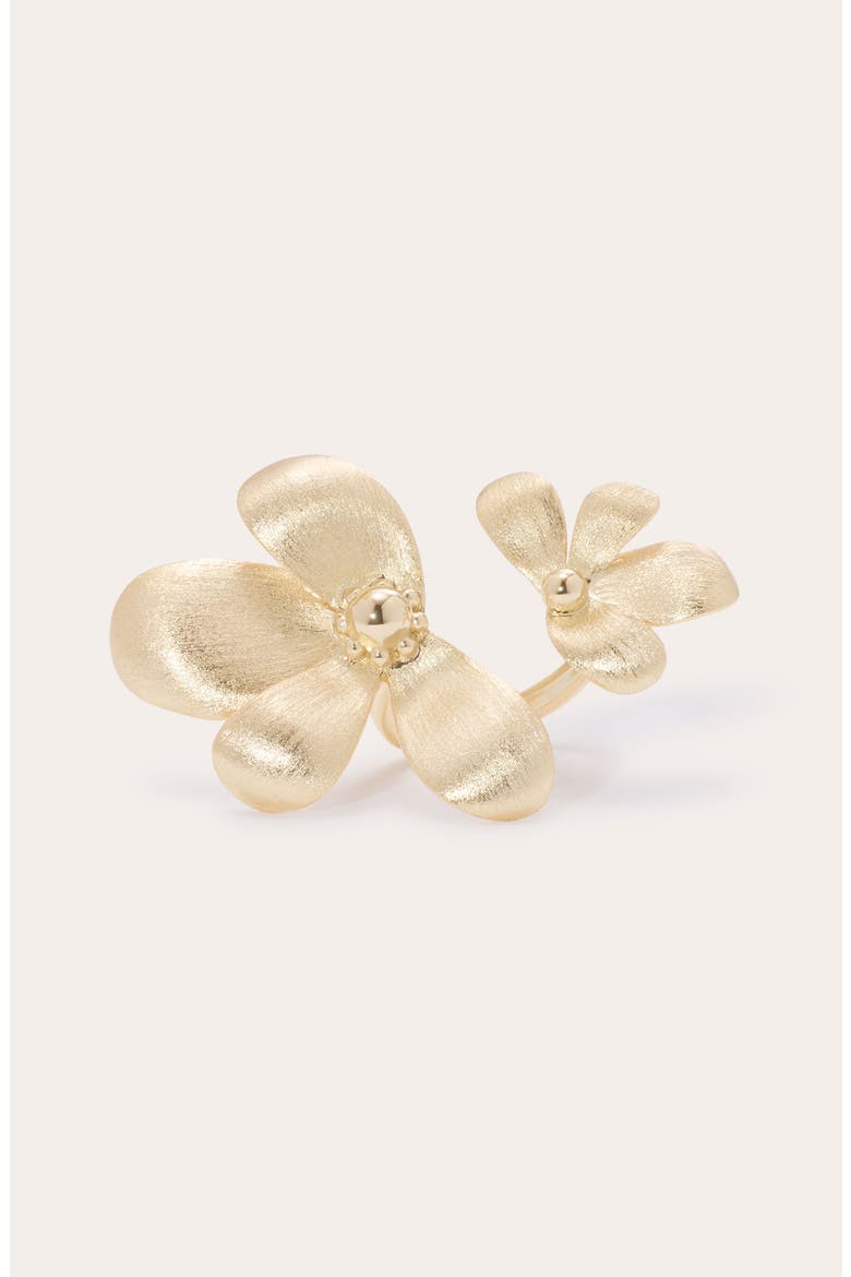 Anya Floral Statement Ring, Alternate, color, GOLD