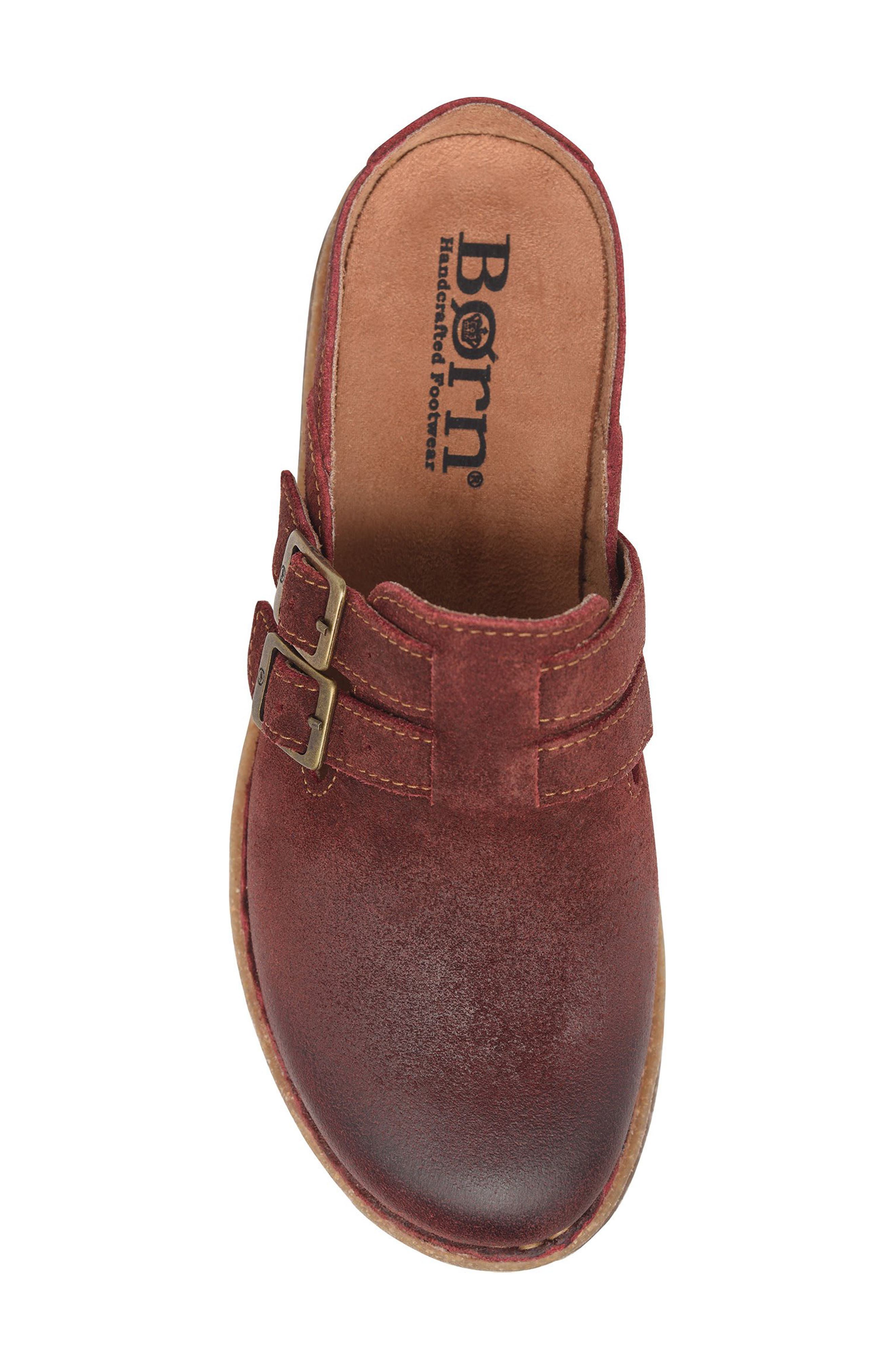 Cort Distressed Clog, Alternate, color, BURGUNDY DISTRESSED