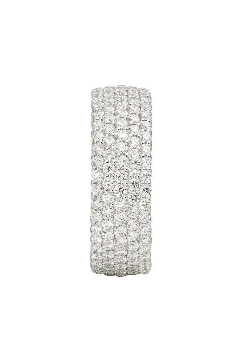 Diamond Pavé Wide Eternity Ring   (Nordstrom Exclusive), Alternate, color, WHITE GOLD/ DIAMOND