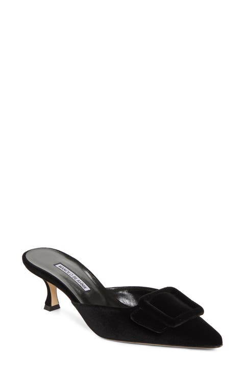 Maysale Buckle Pointed Toe Mule (Women)