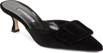 Maysale Buckle Pointed Toe Mule