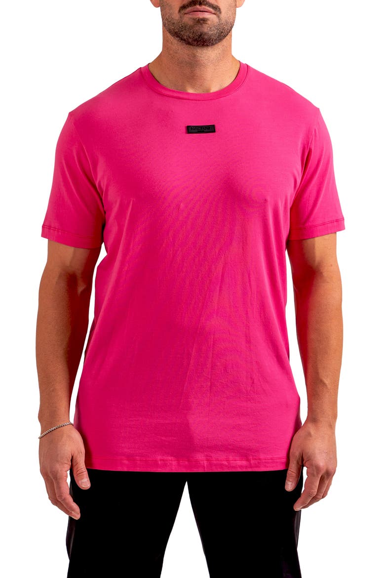 Lion Zeus Embellished T-Shirt, Main, color, PINK