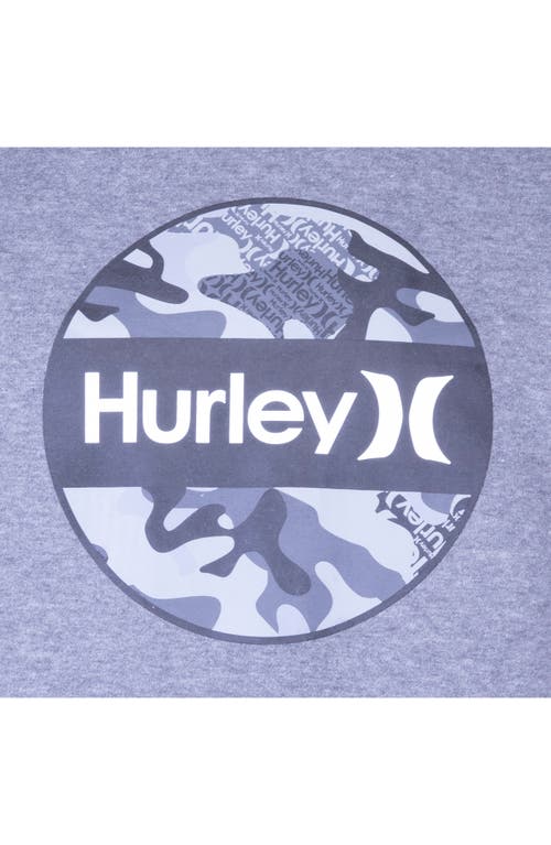 Hurley Kids' Camo Fleece Hoodie In Blue
