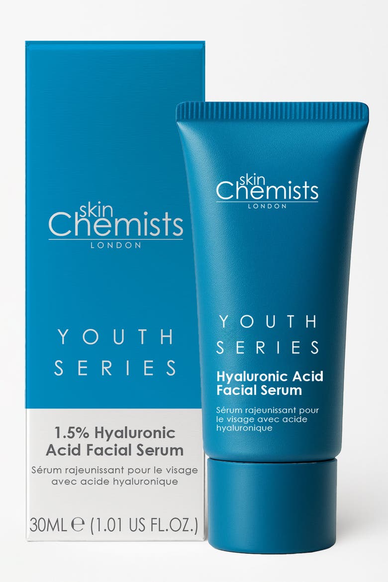 Youth Series 1.5% Hyaluronic Acid Facial Serum 30ml for Dryness, Fine Lines & Wrinkles, Alternate, color, White