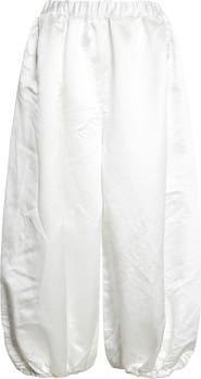 Comme des Garçons Crop Satin Balloon Pants