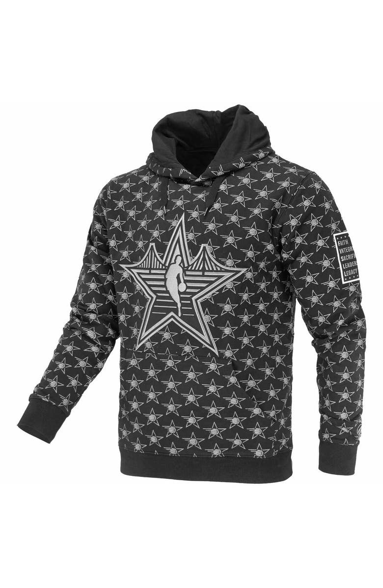 FISLL Unisex FISLL Black 2025 NBA All-Star Game Pullover Hoodie, Alternate, color, Black
